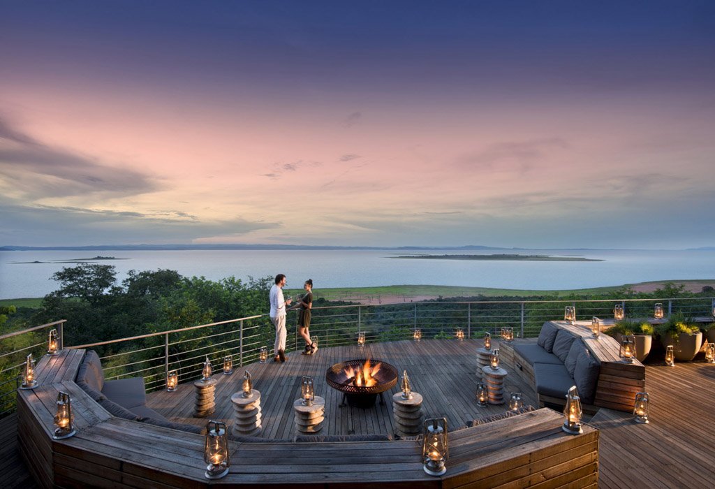 3Days Murchison Falls Honeymoon Tour 3 bumi hills safari lodge fireplace view