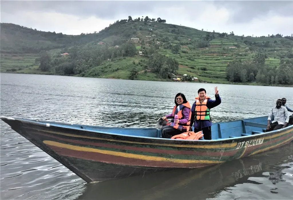 Boat Ride on Lake Bunyonyi