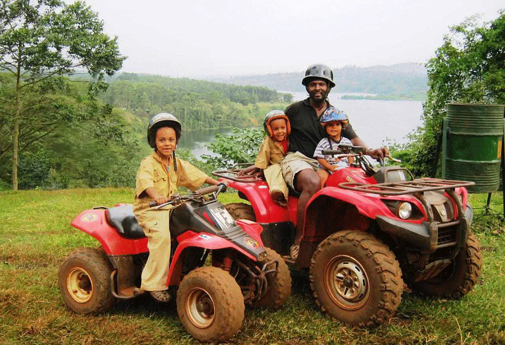 Uganda Safari Activities To Do With Children 3 Quad Biking with Children in Jinja