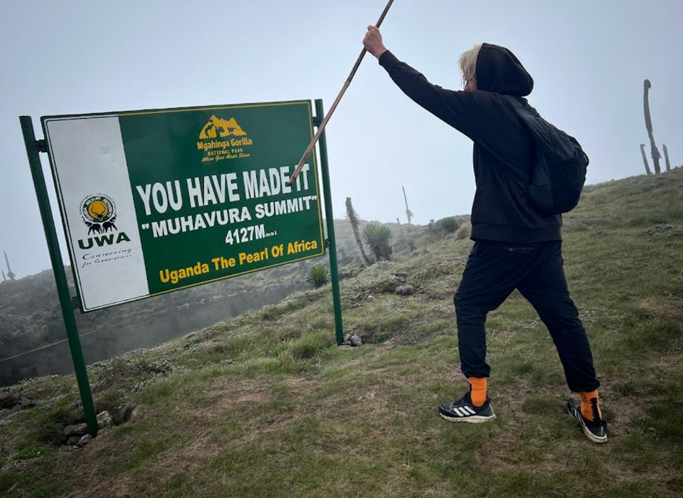 Climbing Mount Muhabura in Kisoro