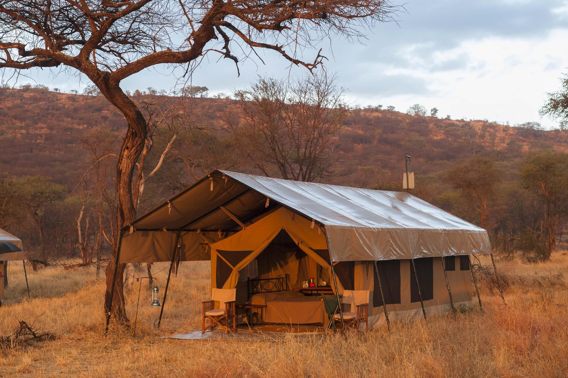 Tented safari accommodation on Tanzania Serengeti route