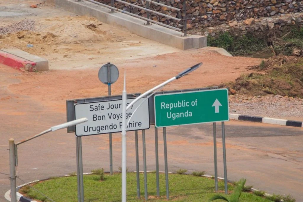 Ultimate Gorilla Trekking in Uganda Guide 7 Uganda border sign marking entry into the Republic of Uganda from Rwanda