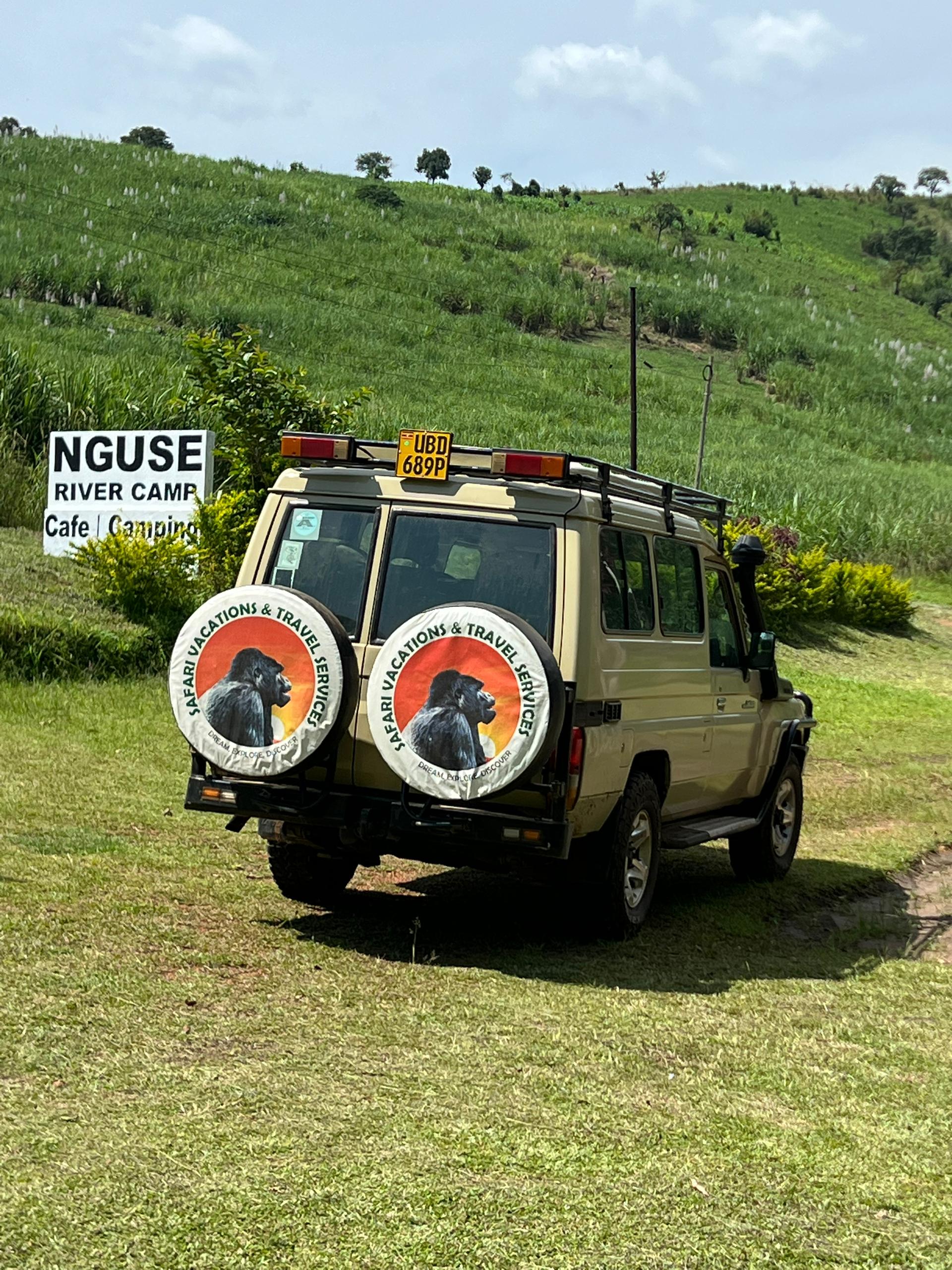 Safari Vacations 5-seater 4x4 Land Cruiser for Entebbe International Airport pickup and Uganda safari travel