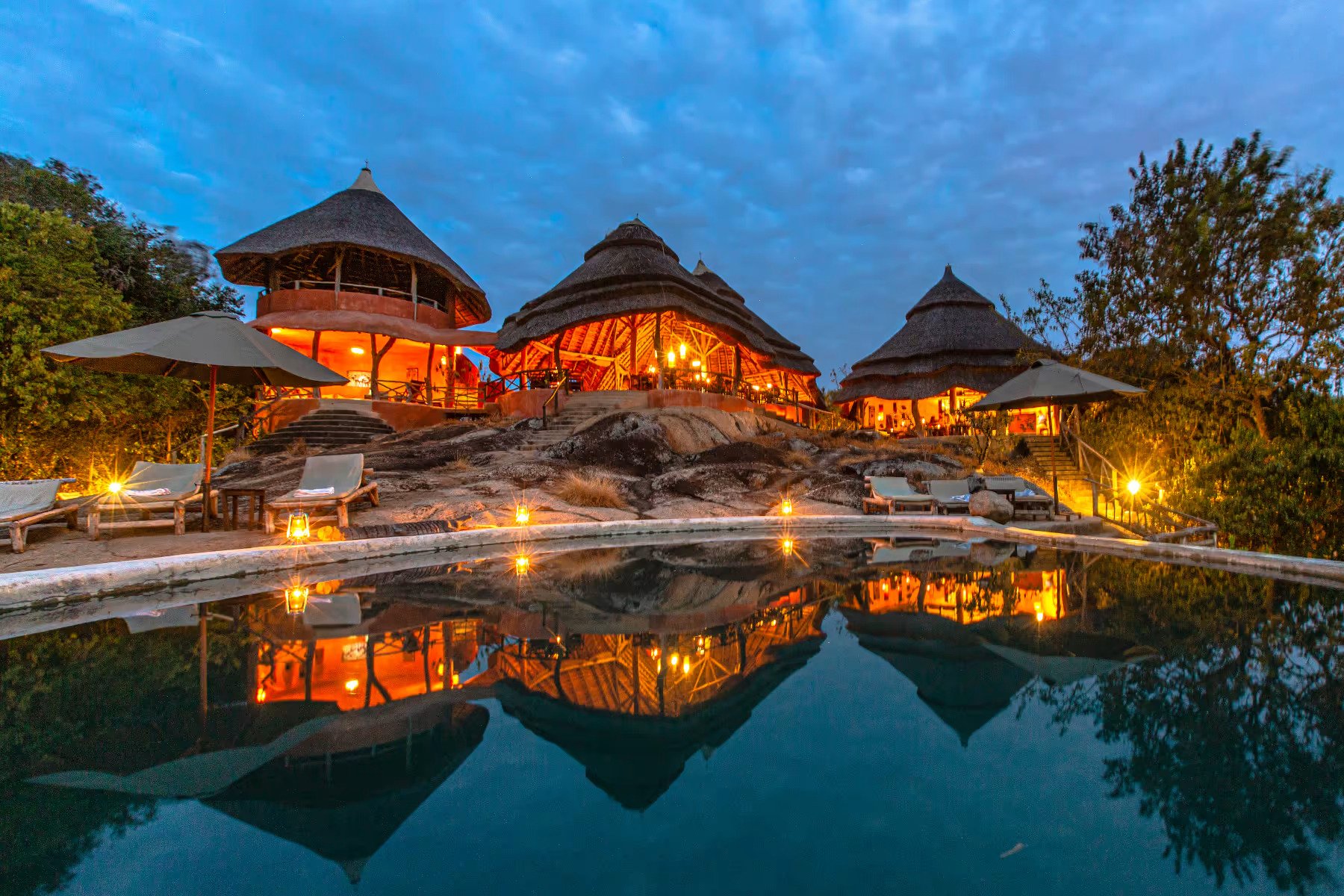 Uganda Safari Deals 13 Luxury safari lodge with swimming pool at Lake Mburo Uganda