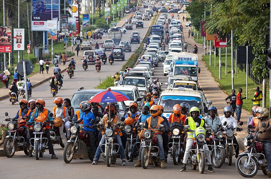 34 Boda bodas and motorcycles on Uganda roads