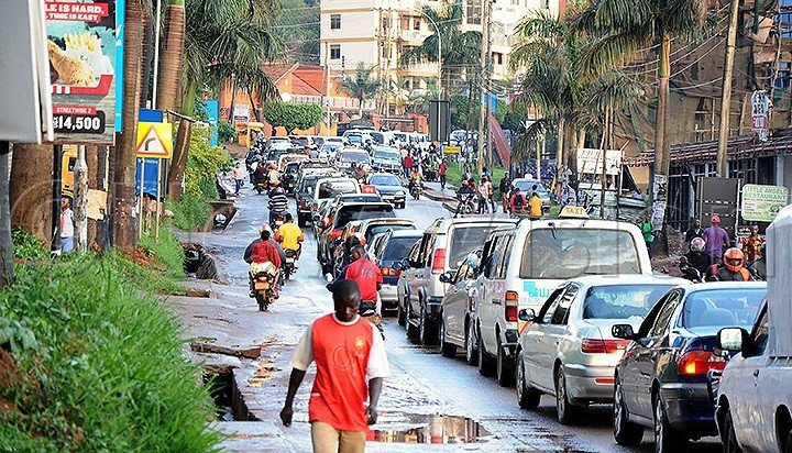 50 Kampala urban traffic