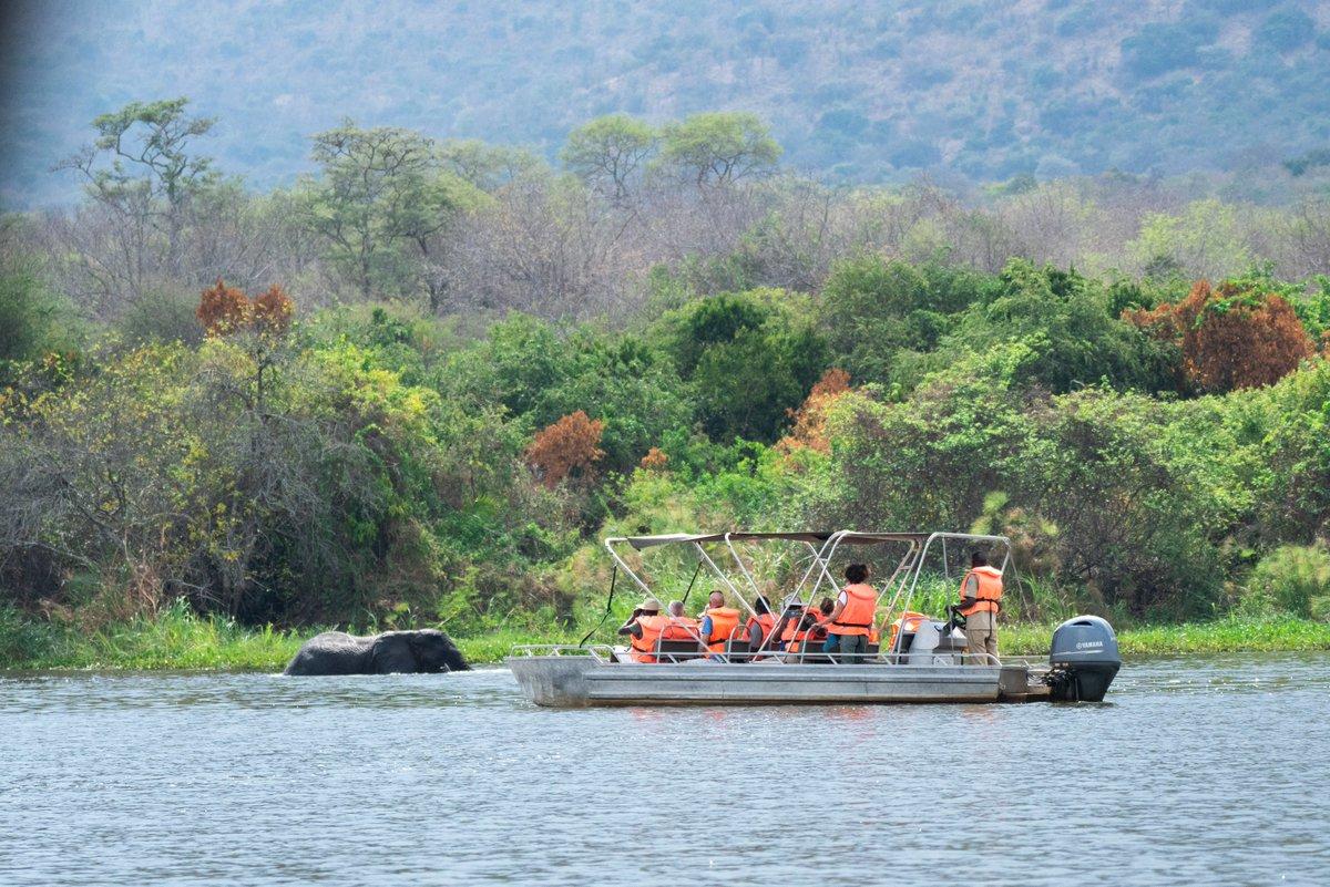 Amazing Rwanda Travel Guide : Best Safari Tips in 2026/2027 11 Tourists enjoying a boat safari on Lake Ihema in Akagera National Park Rwanda