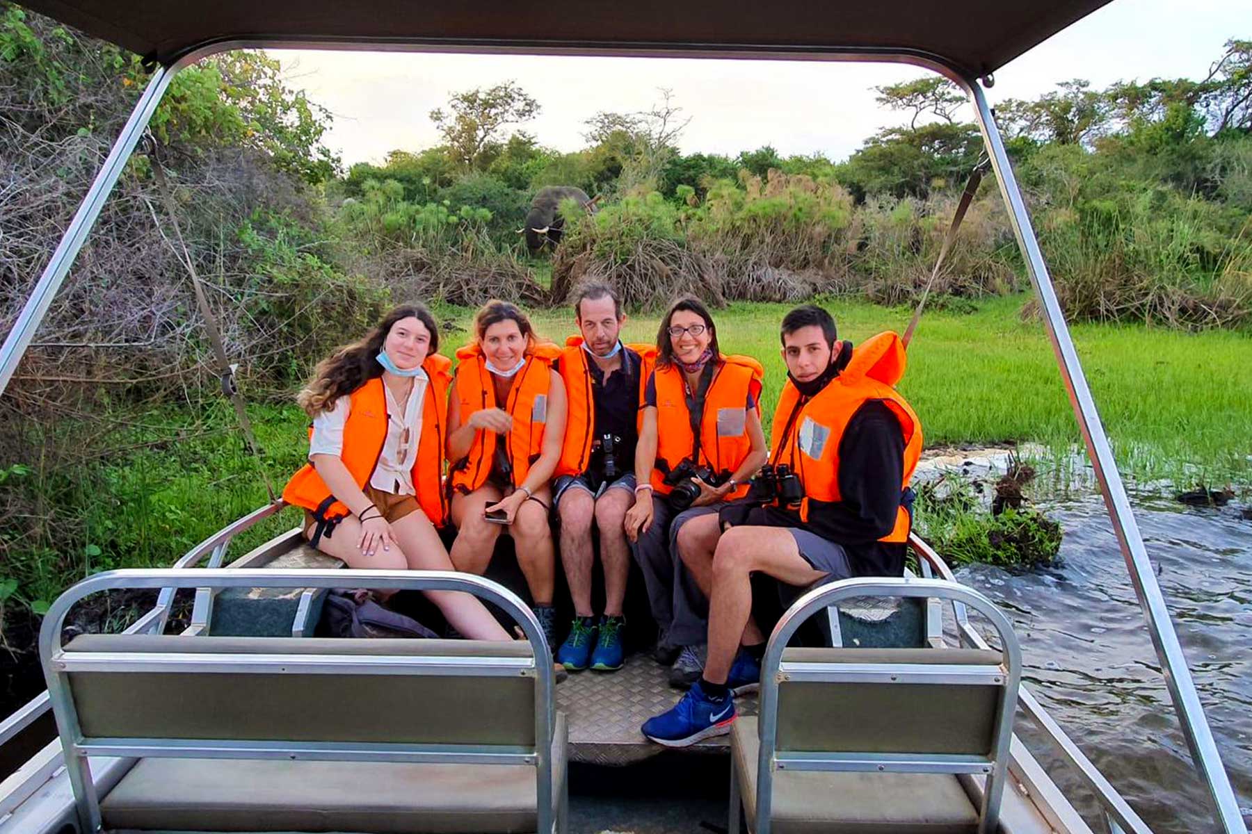 Wildlife Conservation Success in Akagera National Park 19 Travelers enjoying Lake Ihema boat safari in Akagera National Park