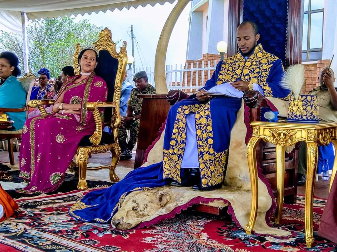 Uganda Culture Guide 11 King Oyo of Tooro Kingdom seated on his royal throne