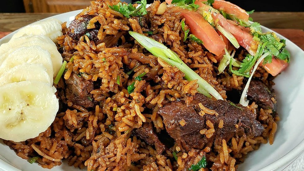 Uganda Food Guide 45 Ugandan pilau rice prepared with meat and spices