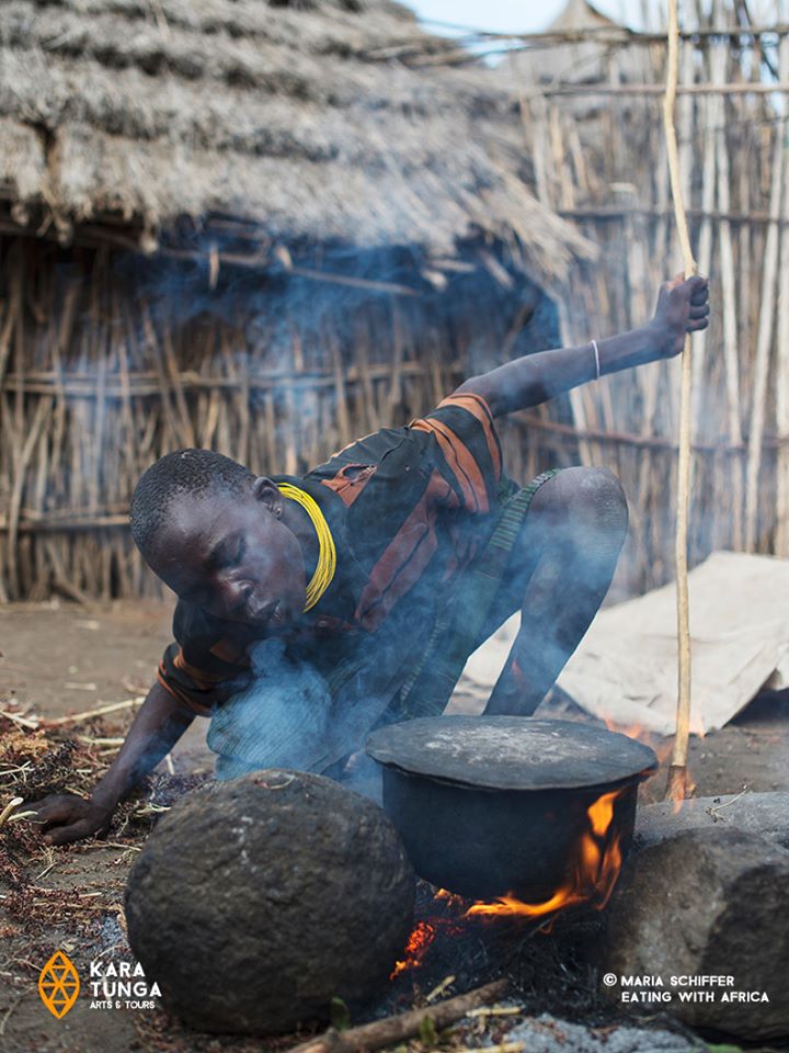 Uganda Food Guide 129 Visitors experiencing traditional Ugandan food and local cooking in Uganda