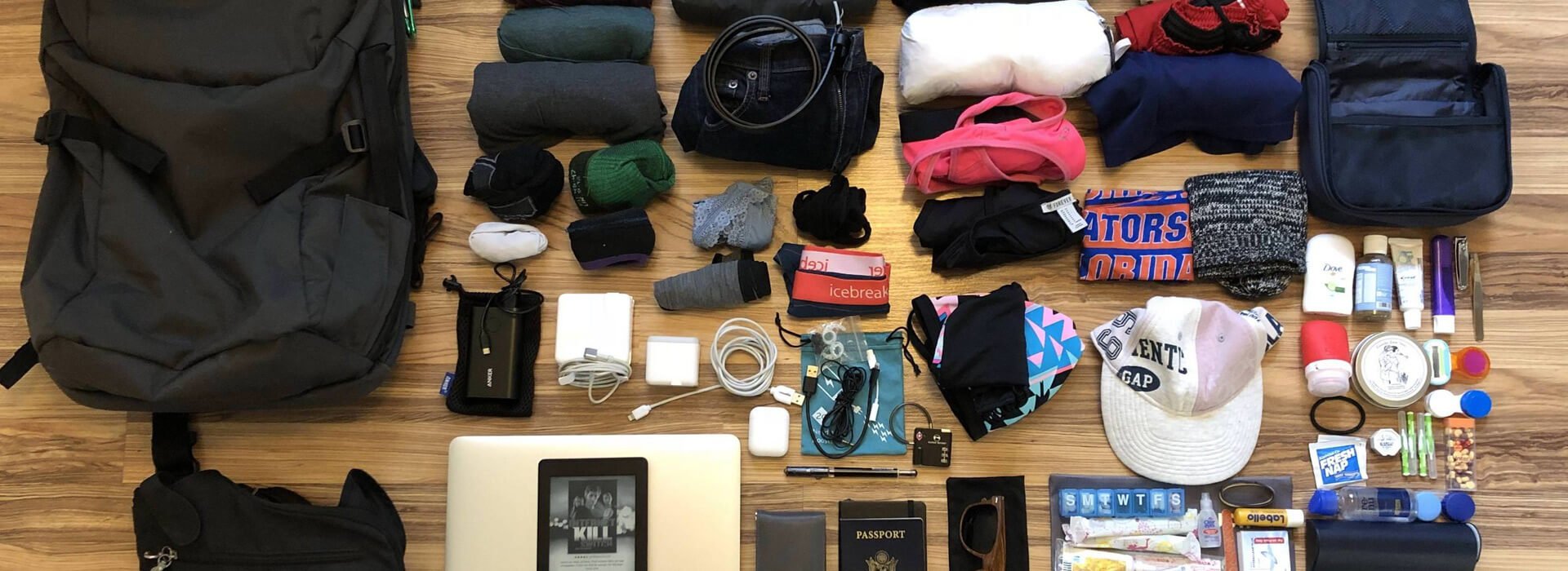What to Pack for Kibale National Park 25 Uganda safari packing essentials including passport clothing toiletries electronics hat and travel equipment