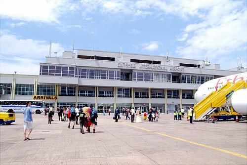 Entebbe International Airport in Uganda for travelers arriving for a safari